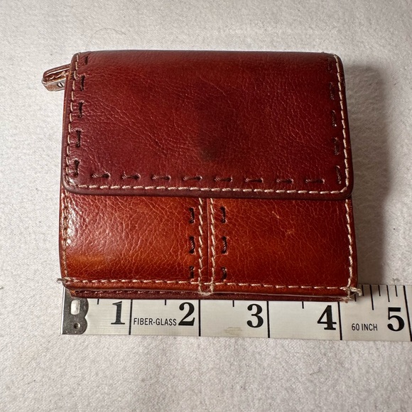 Fossil Handbags - Fossil Rich Brown Leather Wallet